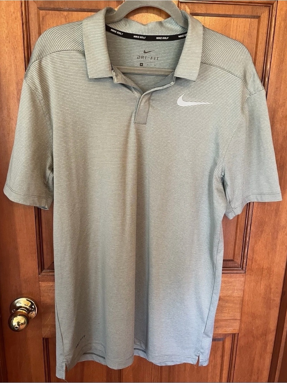 Nike Dri Fit Golf Polo Men’s Medium Gray